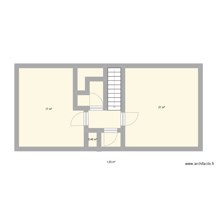 Duplex niveau 2 V2. Plan de 0 pièce et 0 m2