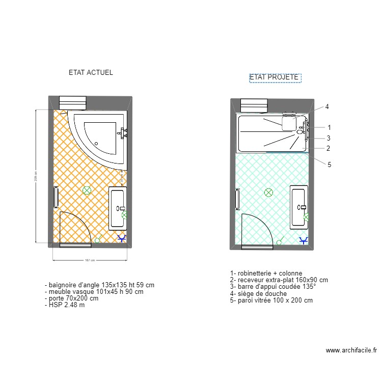 GRUARD ADAPT. Plan de 2 pièces et 10 m2