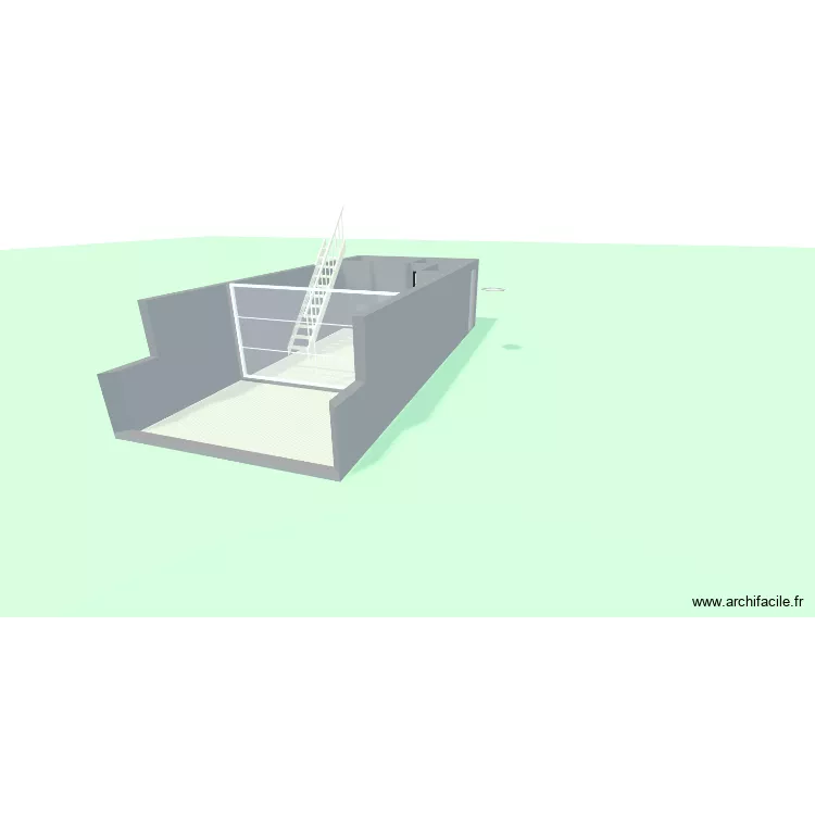 rdc. Plan de 4  et 40 m²