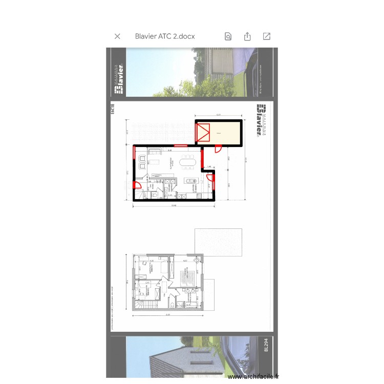 TFE 5LA. Plan de 1 pièce et 27 m2