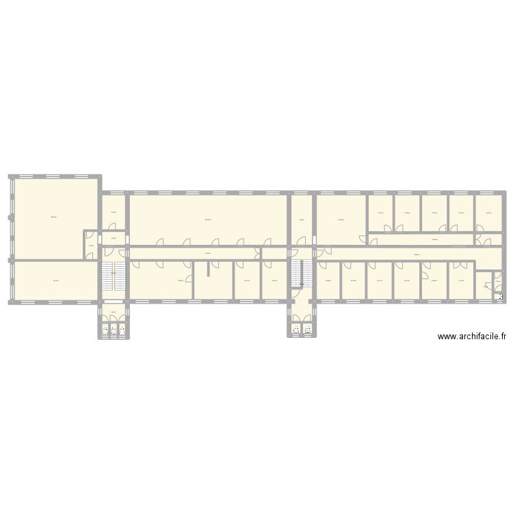 n1 st eloi. Plan de 35 pièces et 661 m2