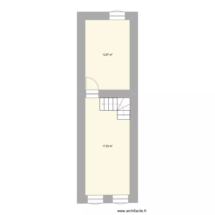 Maison 2. Plan de 2 et 30 m² Maison 2. Plan de 2 et 30 m²