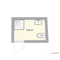 Plan salle de bain T2