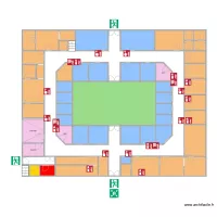 Plan batiment principal : PIU - lutte contre incendie