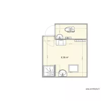 25_06_18 - Plan sdb - Yverneau - Existant