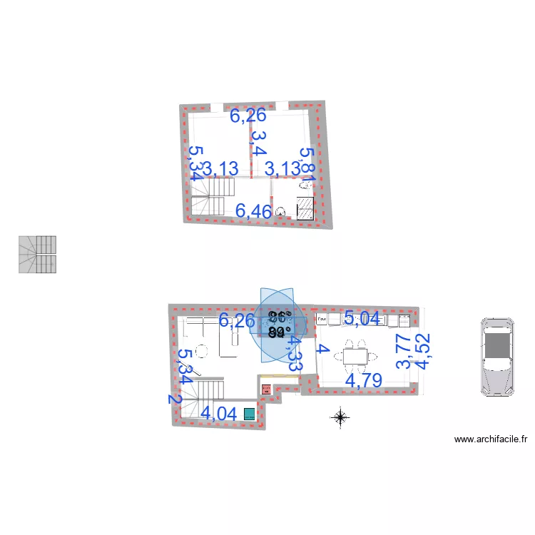r&eacute;ez de chauss&eacute; 1. Plan de 