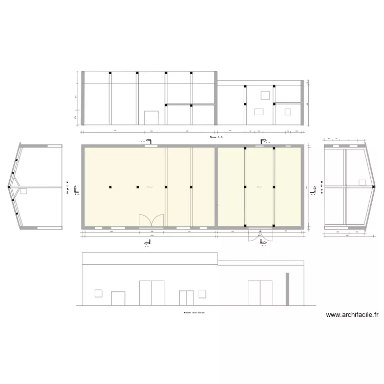 Terrasson Grange. Plan de 