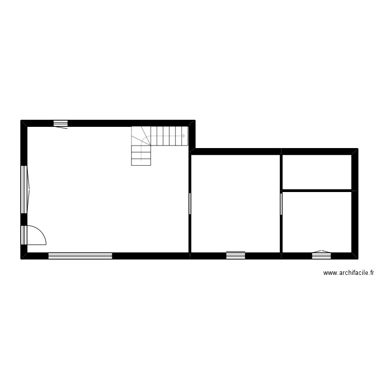 598 ANCEL BOUET. Plan de 13 pièces et 127 m2