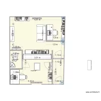 2 bureaux avec passerelle ou escalier ext