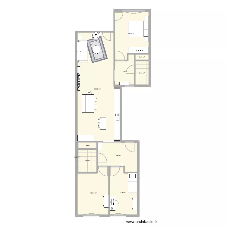 Mag\'s home. Plan de 11 et 102 m² Mag\'s home. Plan de 11 et 102 m²