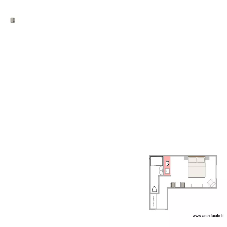 STUDIO ETOILE 3. Plan de STUDIO ETOILE 3. Plan de