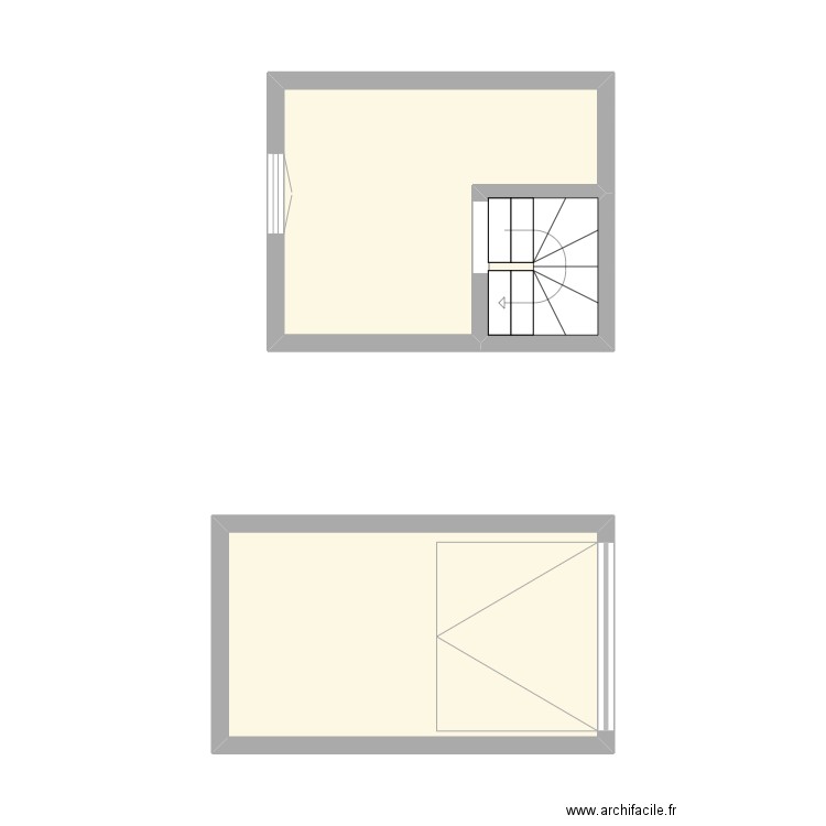 LELONG - SOTTEVILLE. Plan de 9 pièces et 55 m2