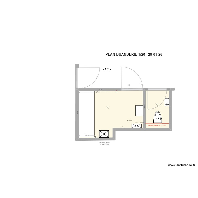 PLAN BUANDERIE 28-01-26  1/20. Plan de 0 pièce et 0 m2