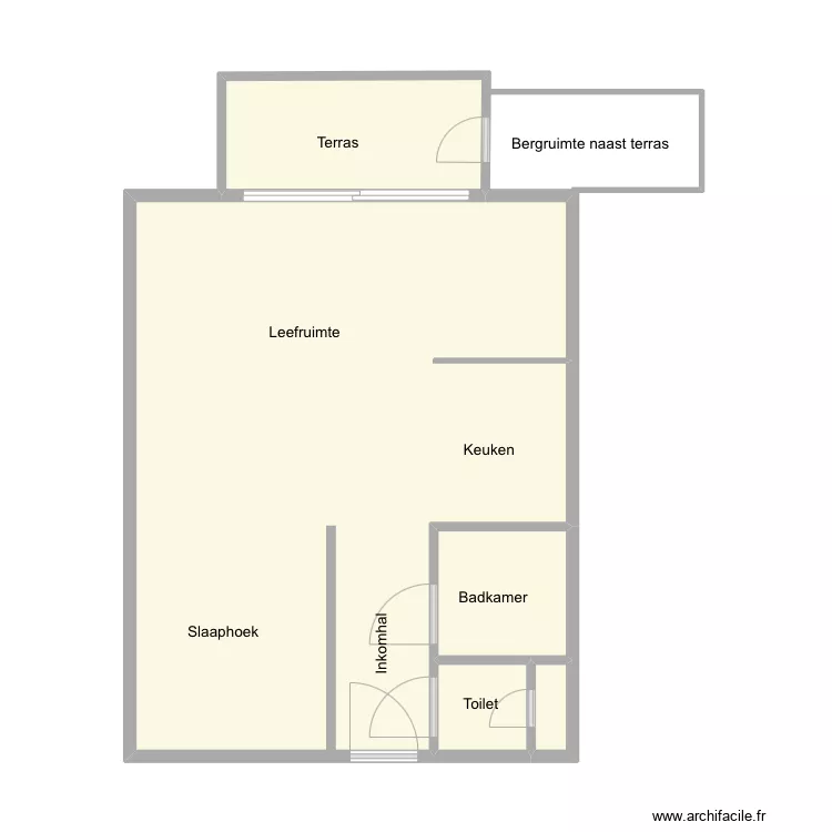 Studio Nieuwpoort Franslaan 131 - 0703. Plan de 