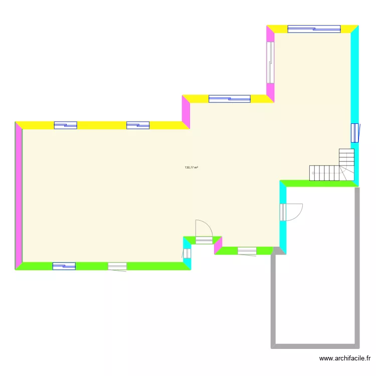 Caudal, Rives de l'Yon. Plan de Caudal, Rives de l'Yon. Plan de