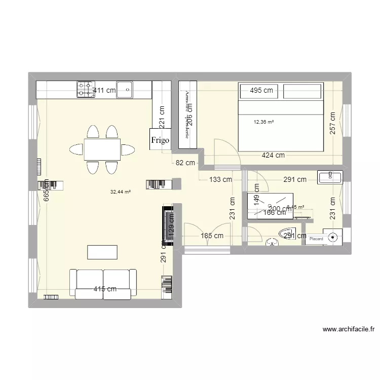 Oberkampf #2. Plan de 