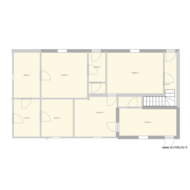 RDC GINGUETTE. Plan de 0 pièce et 0 m2