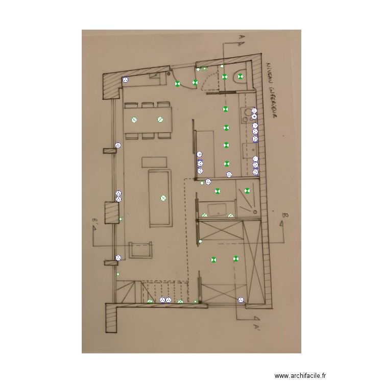 plan electrique. Plan de 0 pièce et 0 m2