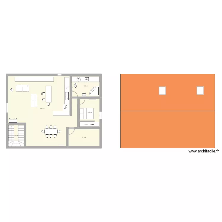 PLAN COMBLES INITIAL V2. Plan de 