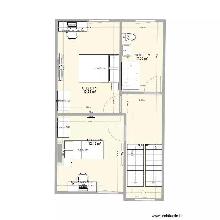 Annexe tenderie RDC. Plan de 