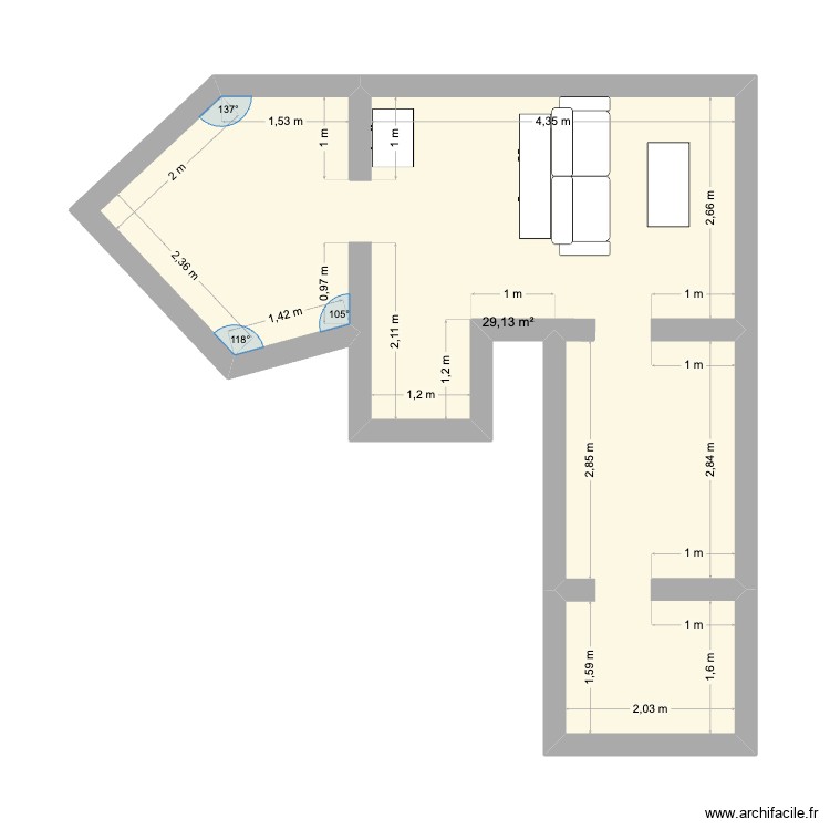 Appart Jeanne d'arc. Plan de 0 pièce et 0 m2 Appart Jeanne d'arc. Plan de 0 pièce et 0 m2