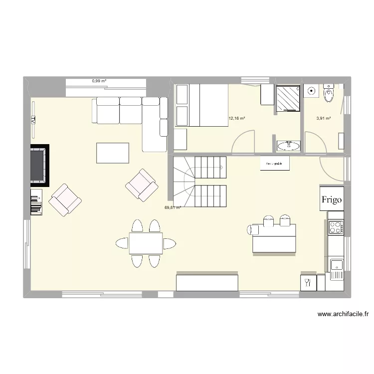 PLAN VRAIE MESURES. Plan de 