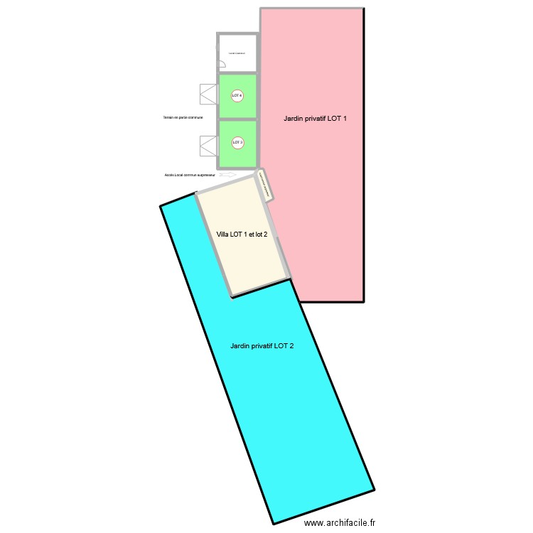 lot garage leandri. Plan de 8 pièces et 945 m2