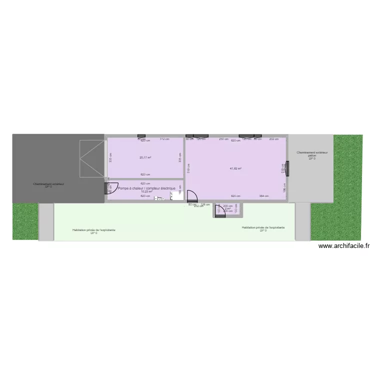 E3C CHOISY EN BRIE INTERIEUR AAVANT TRAVAUX. Plan de 