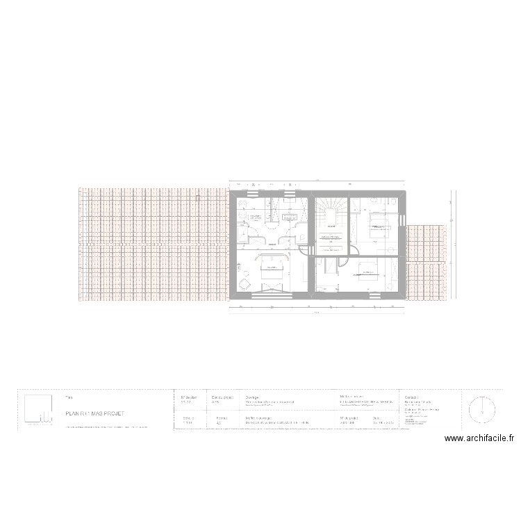 R+1 THOR. Plan de 4 pièces et 107 m2
