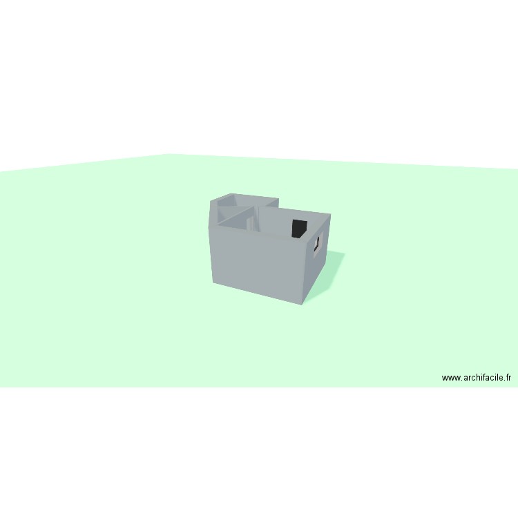 Extension pilou électricité. Plan de 5 pièces et 67 m2
