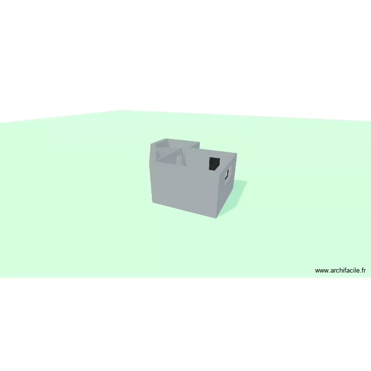 Extension pilou &eacute;lectricit&eacute;. Plan de 5 pièces et 67 m²