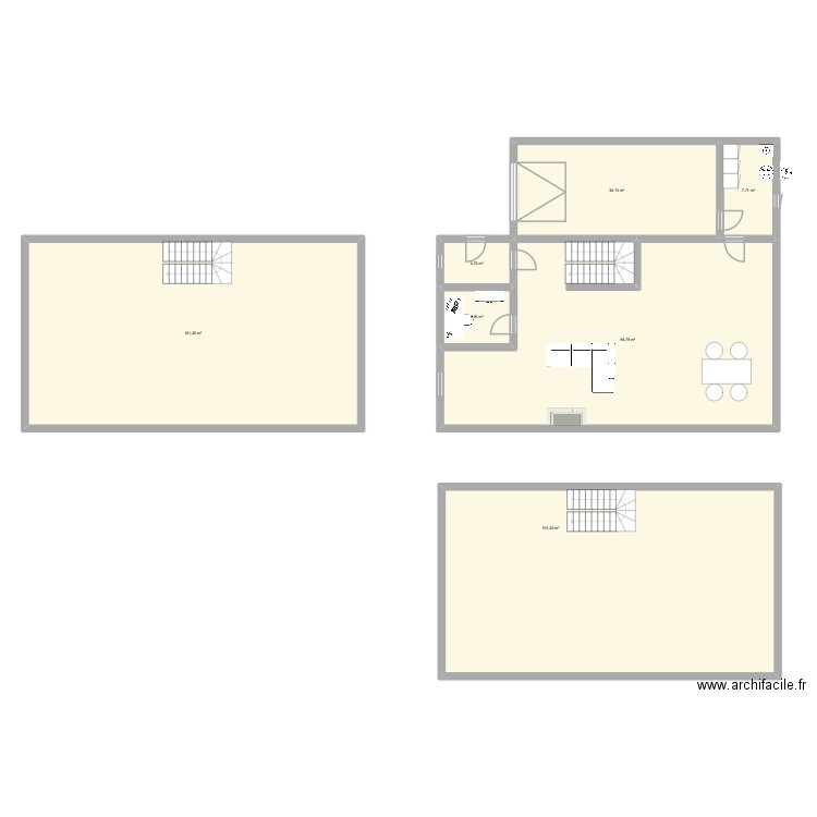 Colline. Plan de 7 pièces et 339 m2