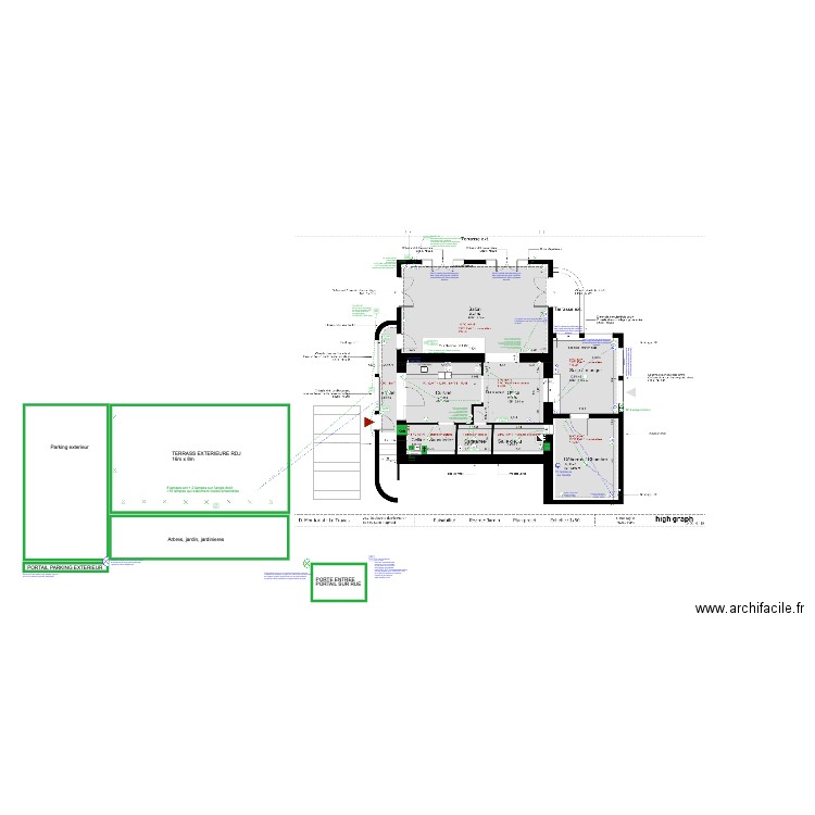 RDJ option pdf. Plan de 0 pièce et 0 m2