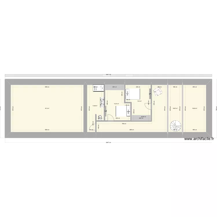 PROJET 43 BIS. Plan de 