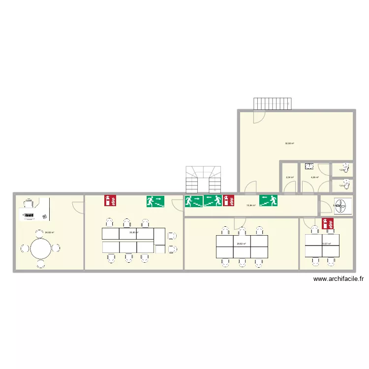 MGL Haren 1er Etage. Plan de 