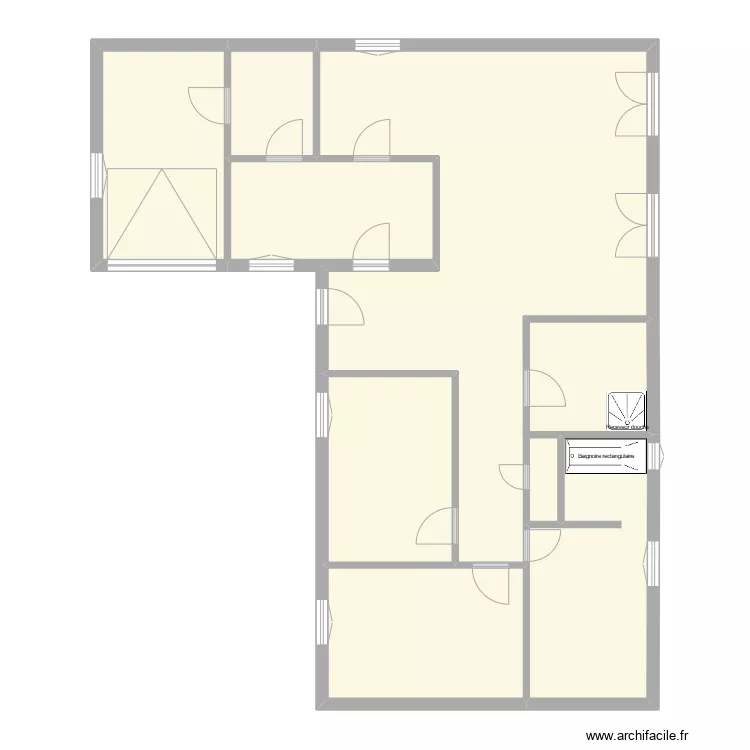 MAISON THISE sans cotation. Plan de MAISON THISE sans cotation. Plan de