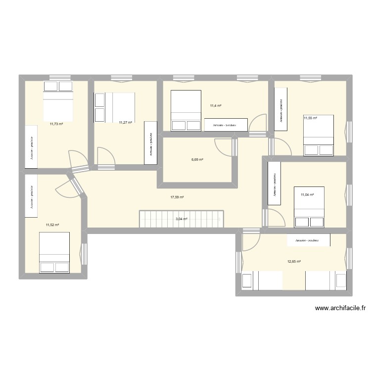 CACAH. Plan de 0 pièce et 0 m2