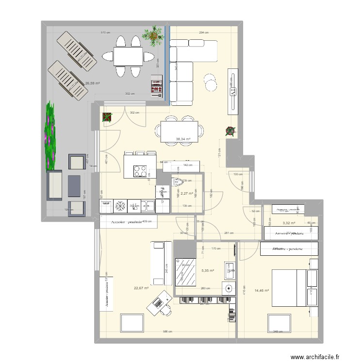 lot 113 Sélestines. Plan de 12 pièces et 115 m2