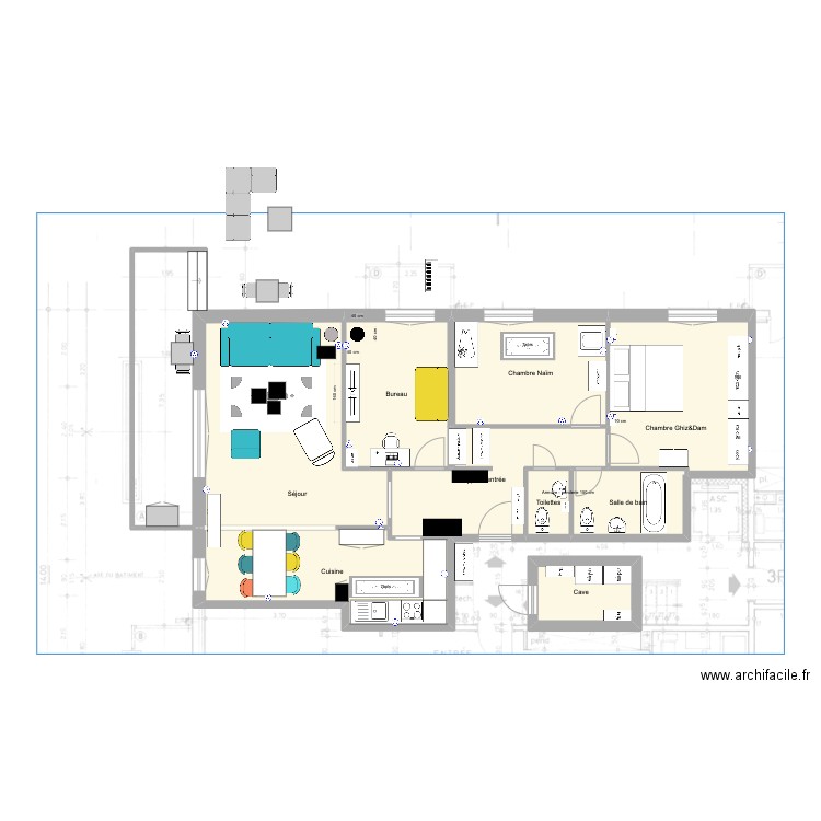 Chasseur 40 sans TV. Plan de 0 pièce et 0 m2