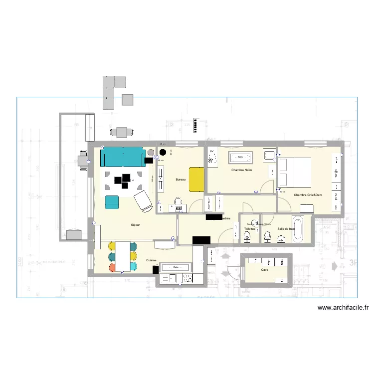 Chasseur 40 sans TV. Plan de Chasseur 40 sans TV. Plan de