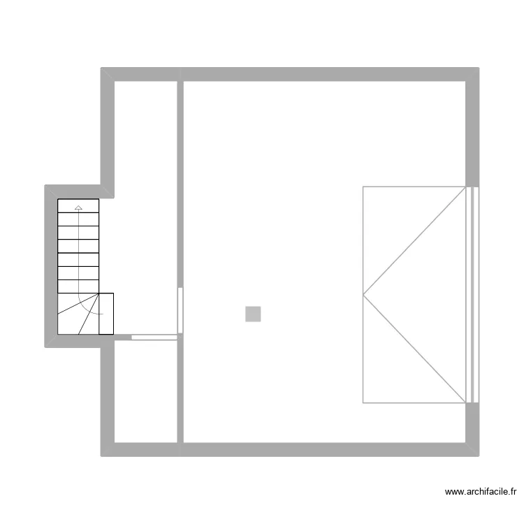 Gaspari garage. Plan de 2  et 50 m²