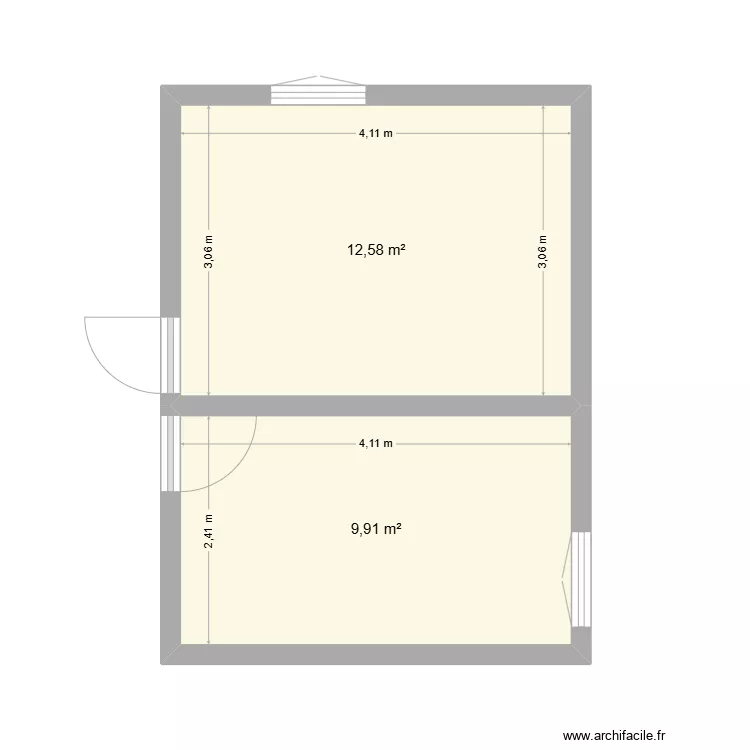 Chambres. Plan de 