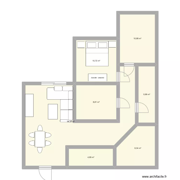 PREMUIM FAMILLE. Plan de 7  et 86 m²