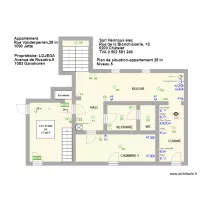 Plan de situation appartement 28ln niveau 5
