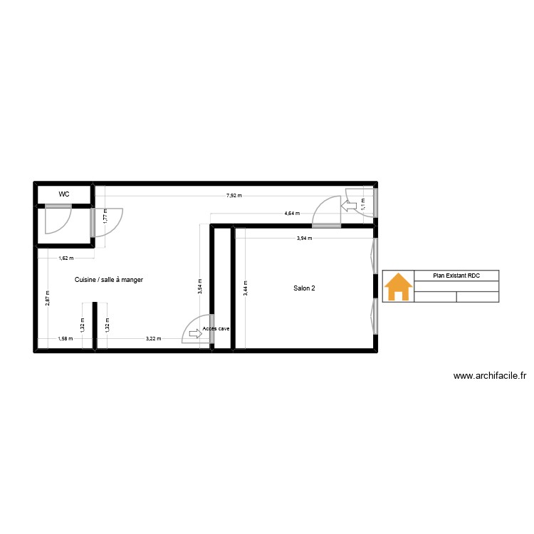MEKKI FATAH RDC. Plan de 0 pièce et 0 m2