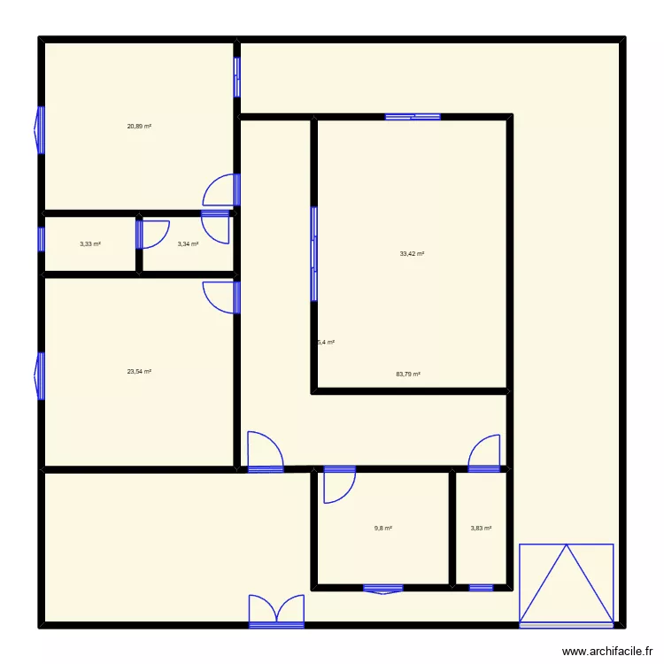 TANTE BINETOU ETAGE 1. Plan de 