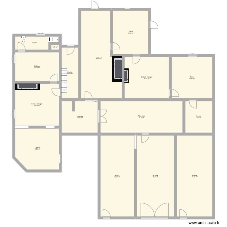 Projet Bard. Plan de 0 pièce et 0 m2