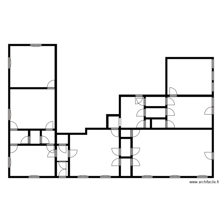 sci 6 r saint mihiel. Plan de 25 pièces et 283 m2