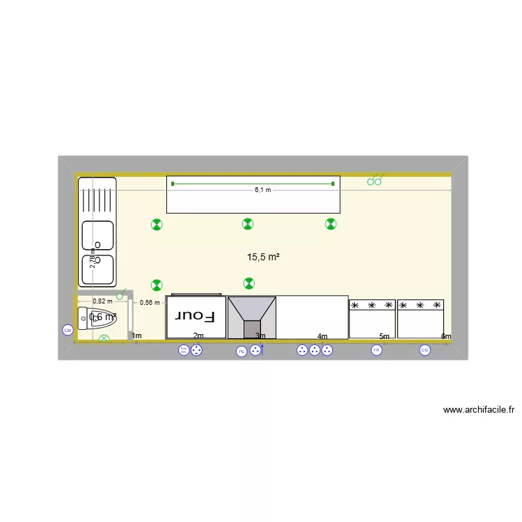 local new. Plan de 2 et 18 m² local new. Plan de 2 et 18 m²