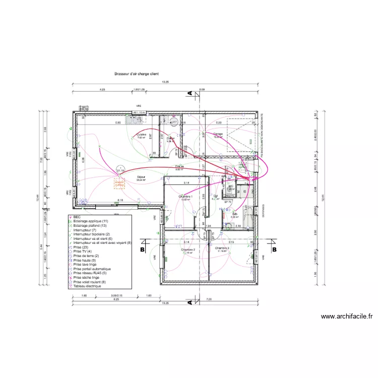 LA PHARE DES OLIVIERS. Plan de 